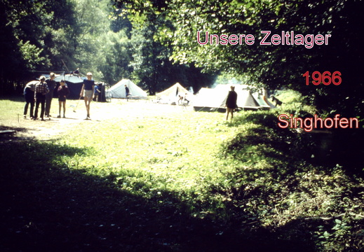 Zeltlager 1966